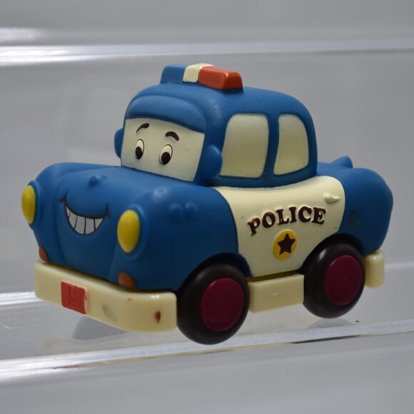 Mybtoys Other - Officer Lawly Blue Police Vehicle Pull Back Car by Maison Battat Mini Wheels